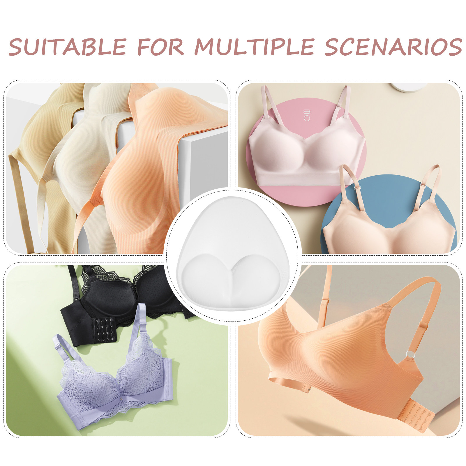 1Pair Invisible Silicone Bra P - Push Up Bra Silicone review and price