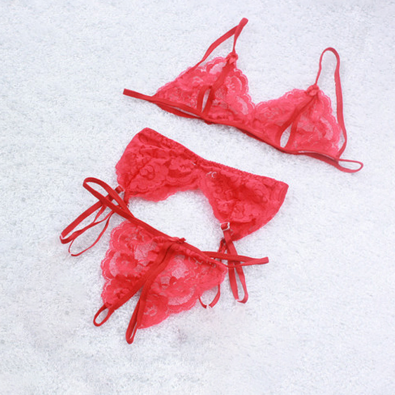 1 Set Women's Lace Lingerie, S - Sheer Mesh Bra review and price