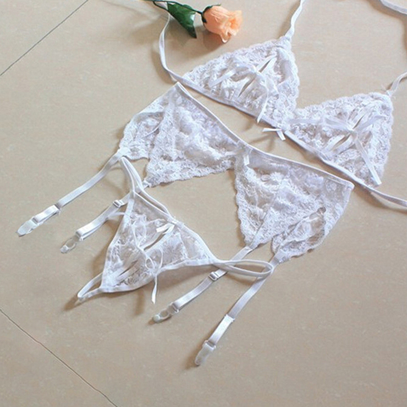 1 Set Women's Lace Lingerie, S - Sheer Mesh Bra review and price